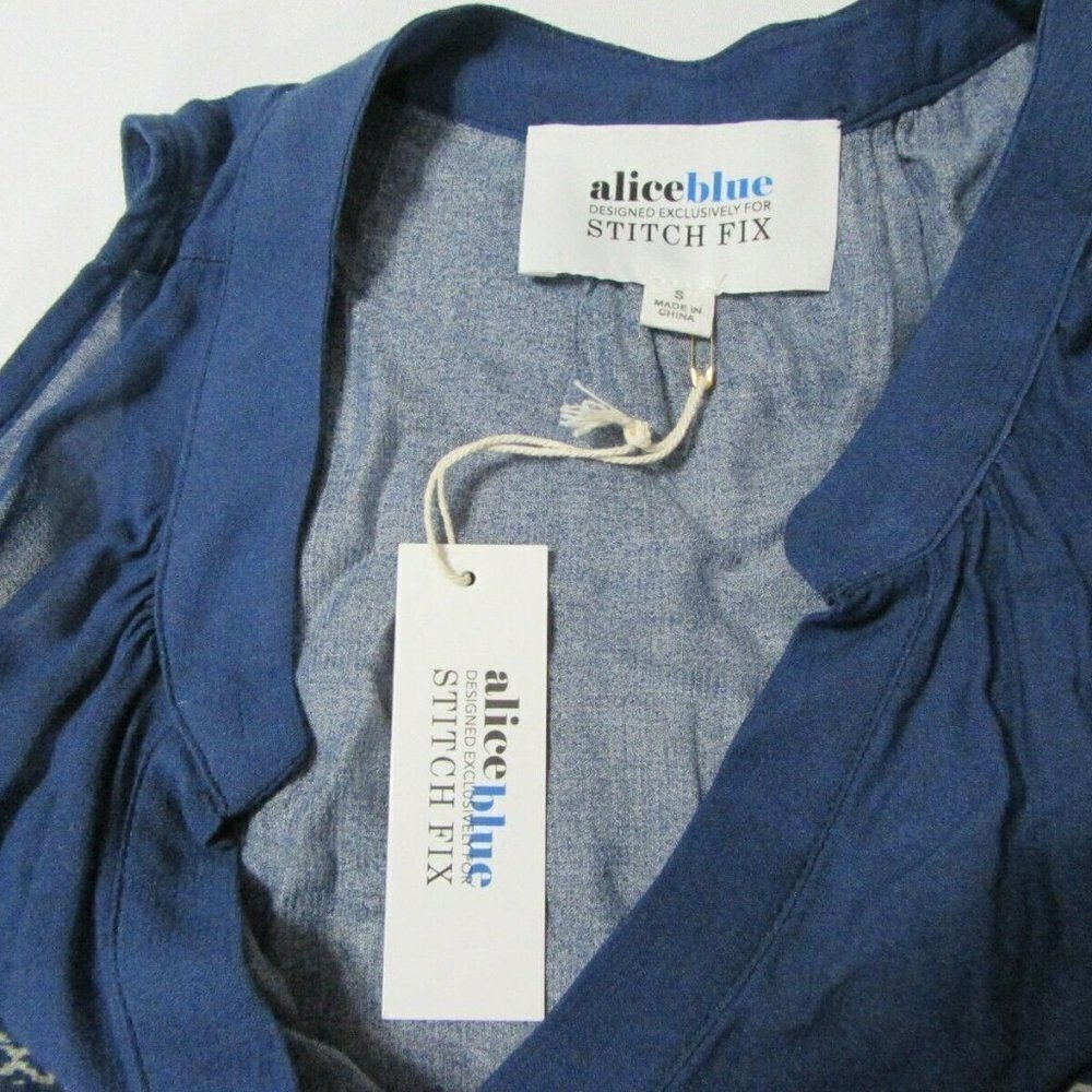 Alice Blue Stitch Fix Blue Tank Top Size S
New - Picture 6 of 9